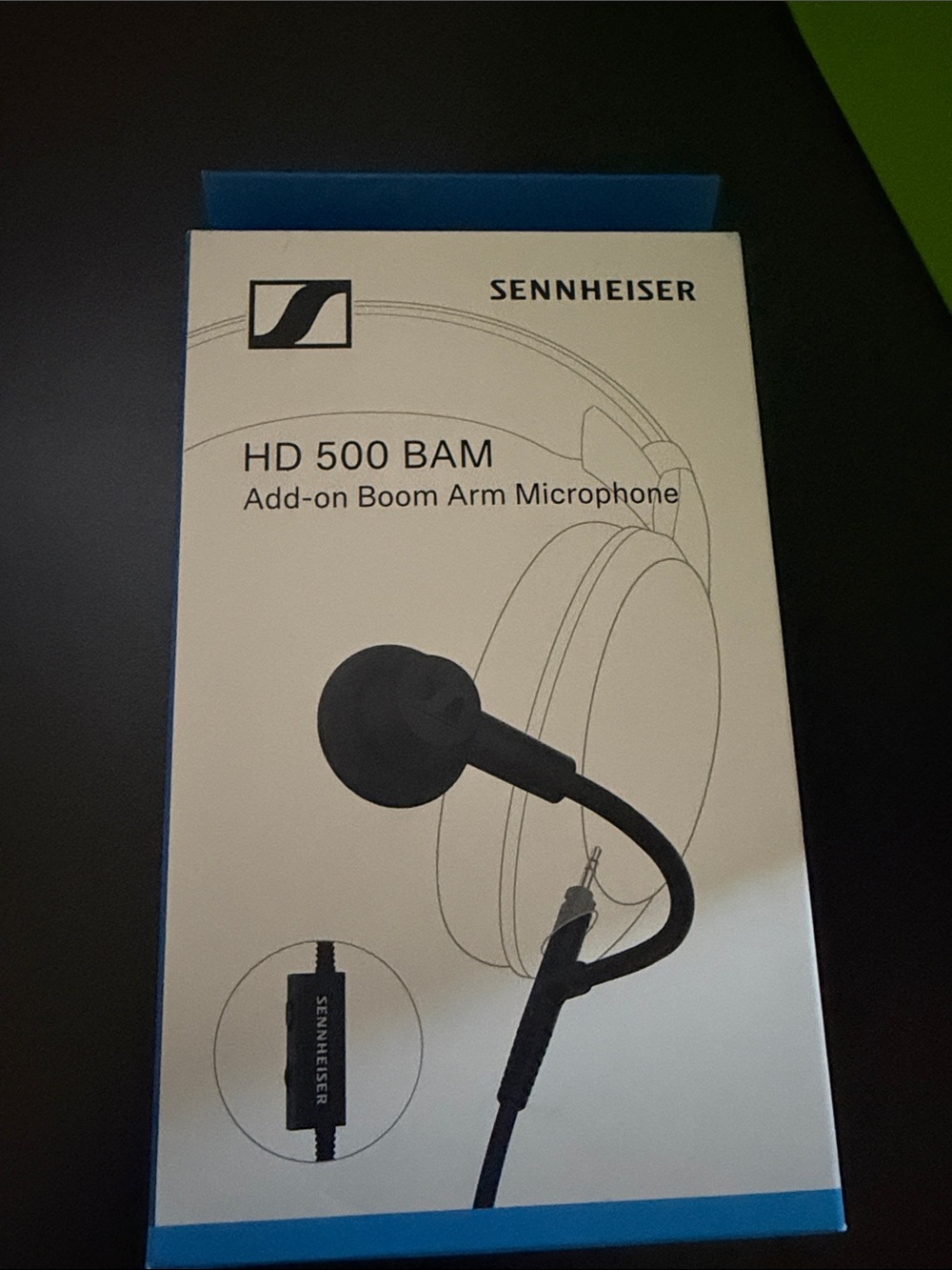 Sennheiser HD 500 BAM, Plug-in Boom Arm Microphone for Gaming and Calls